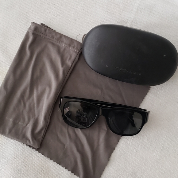 Giorgio Armani Black Sunglasses Unisex